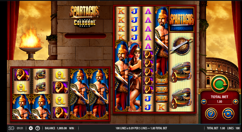 Spartacus video game slots